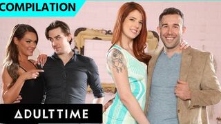 ADULT TIME - ЛУЧШАЯ ПОДБОРКА СВИНГЕРСКИХ СВОПОВ! Я трахнул горячую жену своего лучшего друга! порно